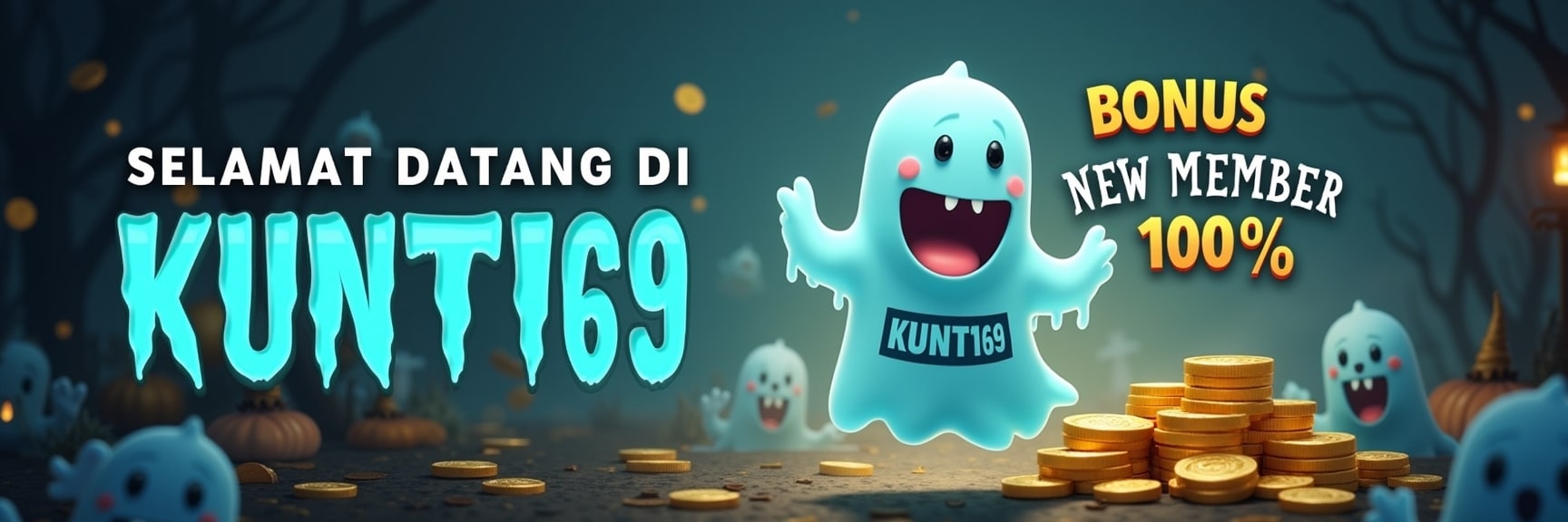 kunti69 welcome bonus new member 100%